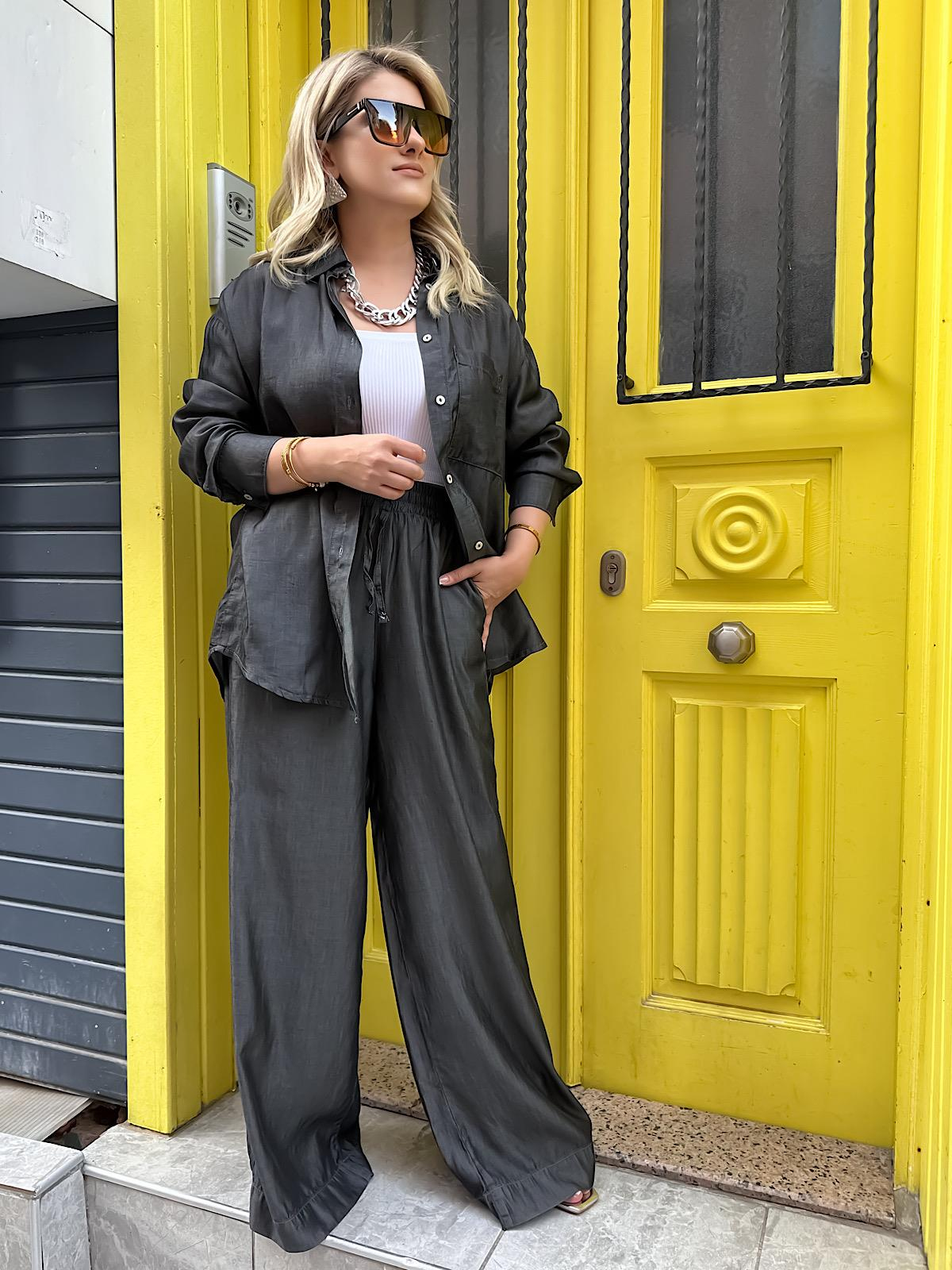 Premium Seri  Denim Takım ANTRASİT-23YUST000111