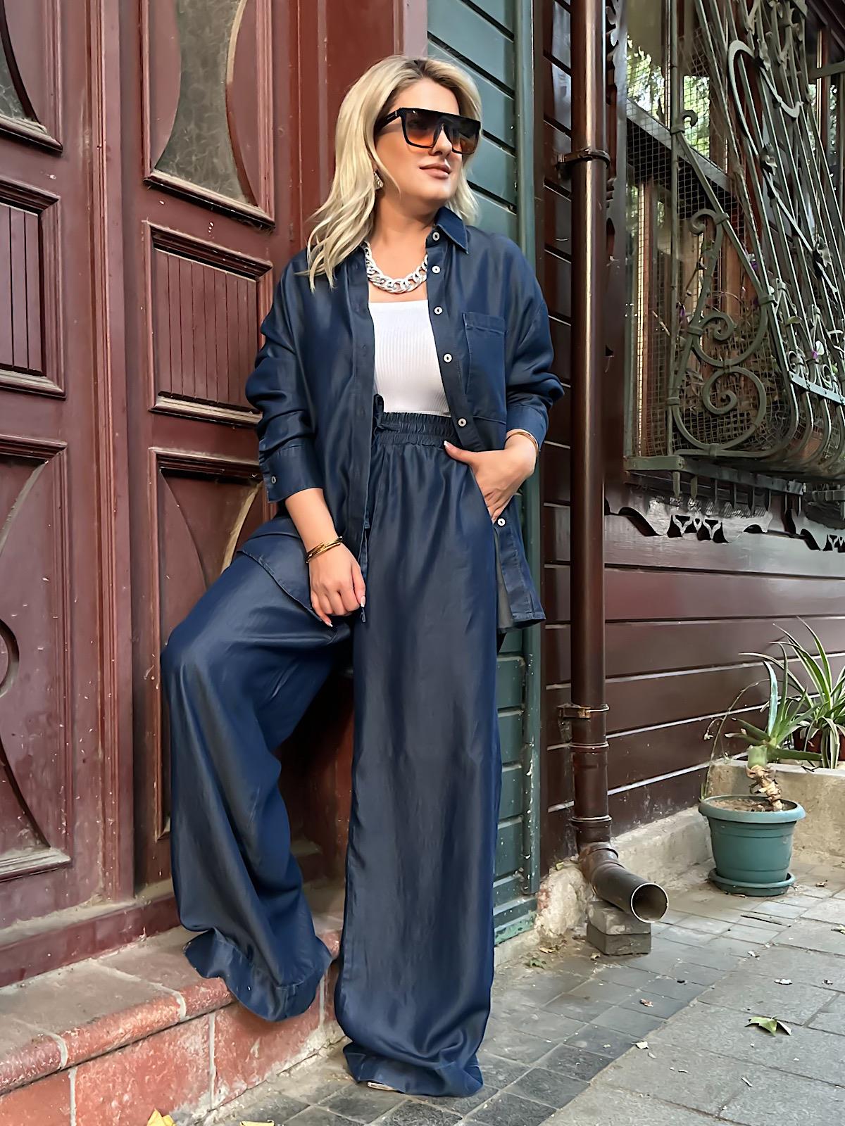 Premium Seri  Denim Takım LARCİVET-23YUST000111