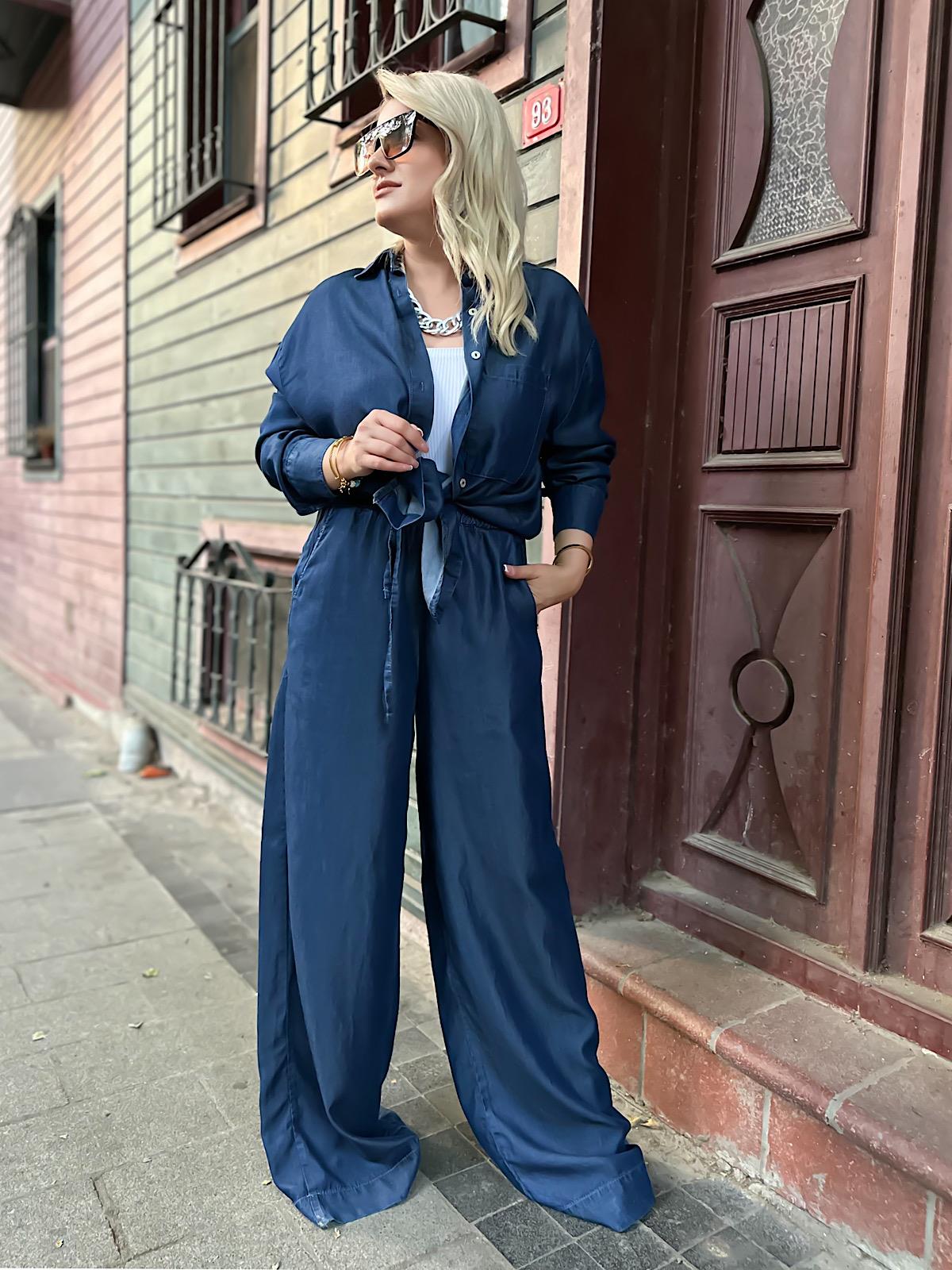 Premium Seri  Denim Takım LARCİVET-23YUST000111
