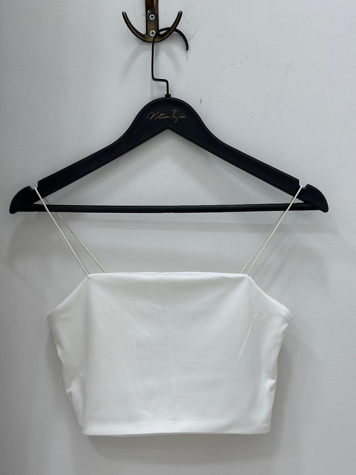 Spagetti Askılı Crop EKRU-23YUST000210