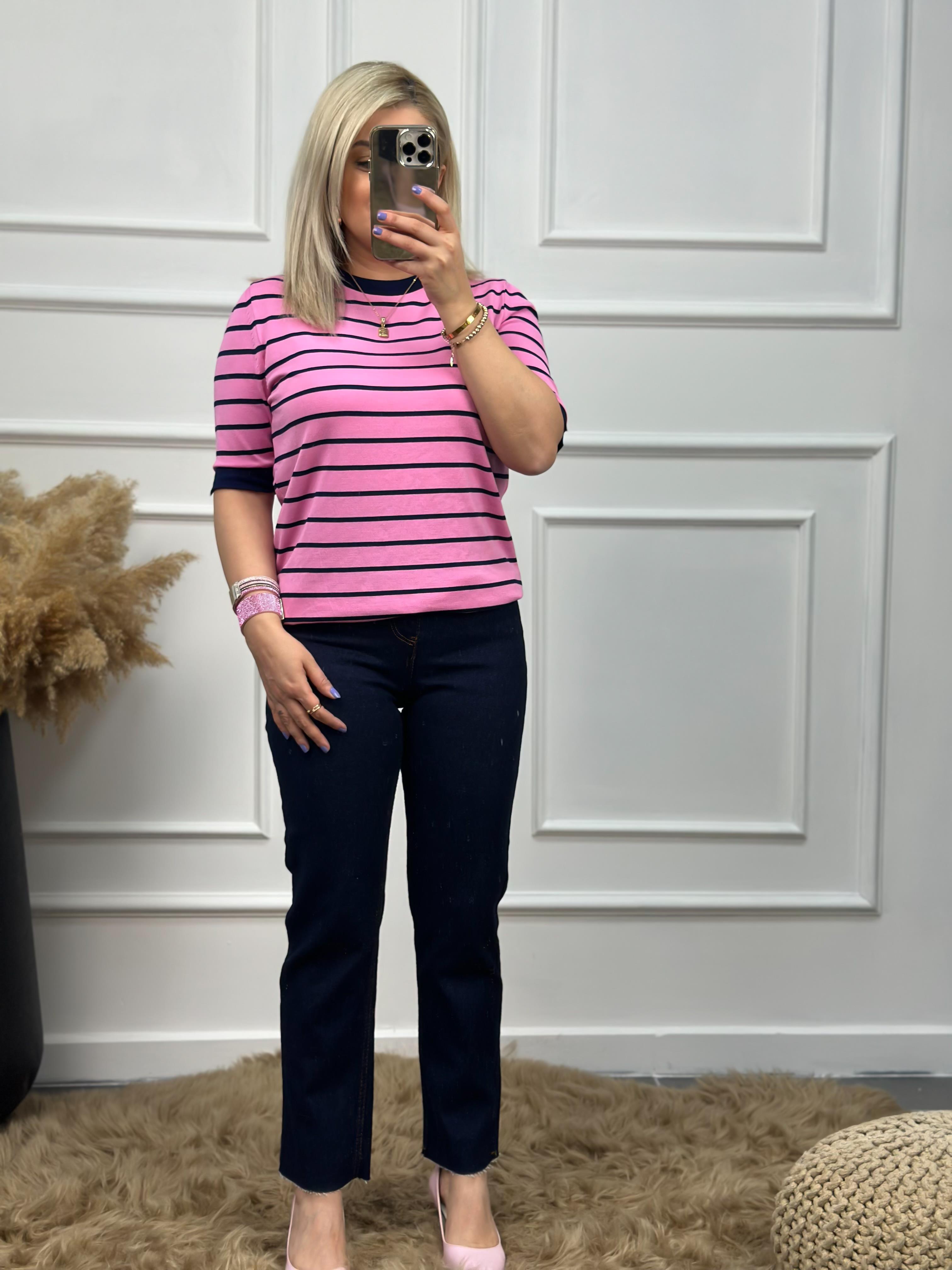 Yüksek Bel Paçası Kesik Orjinal Fit Mom LARCİVET-23KYeni00074
