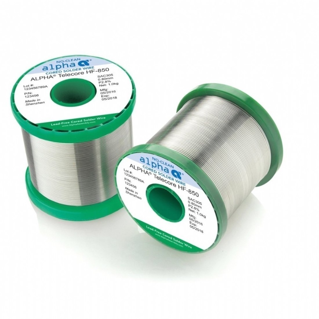 1.00mm Alpha Kurşunsuz Lehim Teli HF-850 SnCX Plus 07