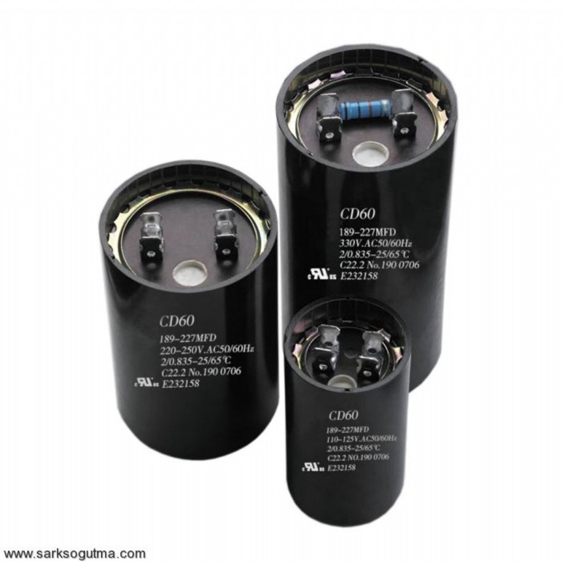 130-156 MF 250 VAC START İLK HAREKET KONDANSATÖRÜ