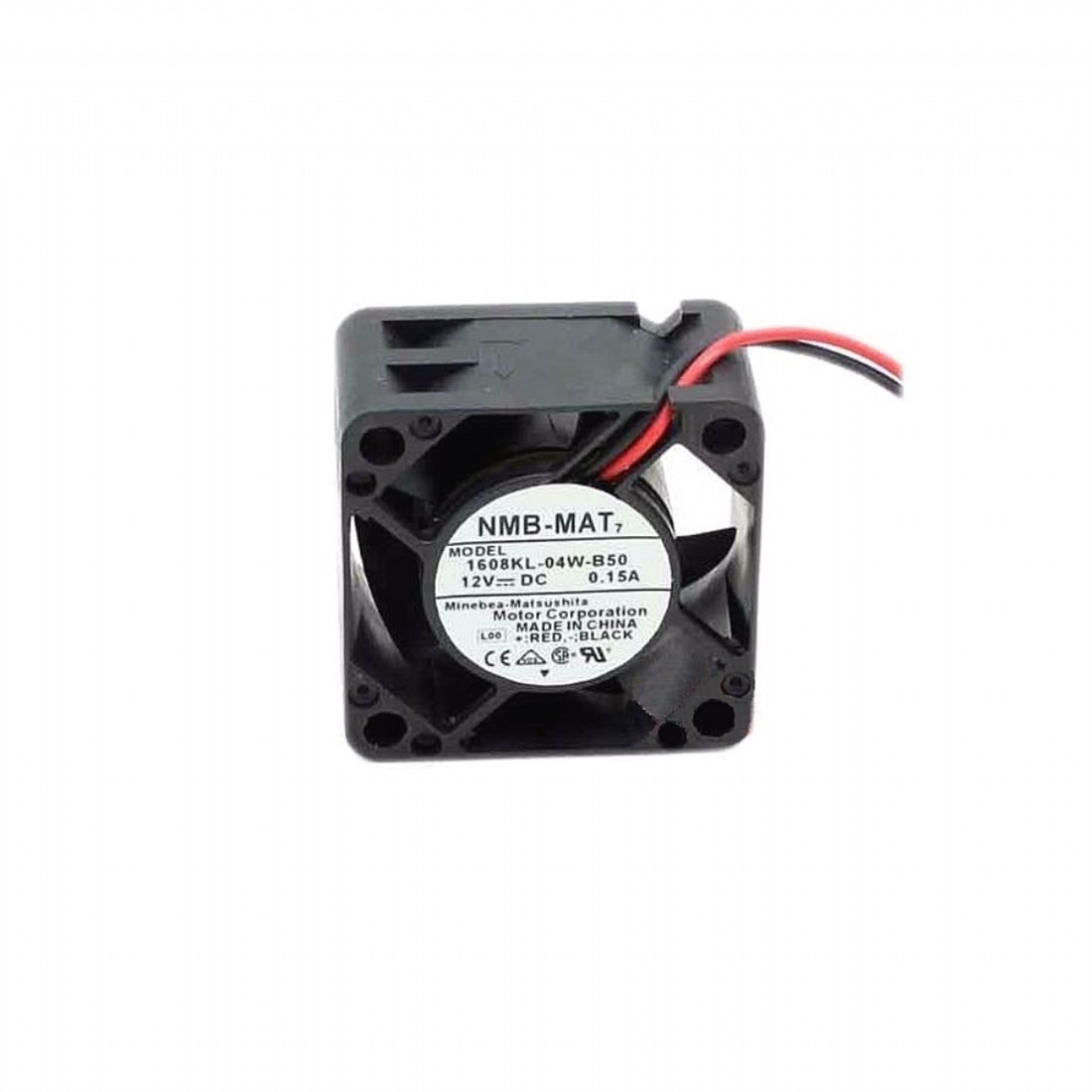 1608KL-04W-B50 40x40x20 12VDC 0.15A 2 Kablolu Fan