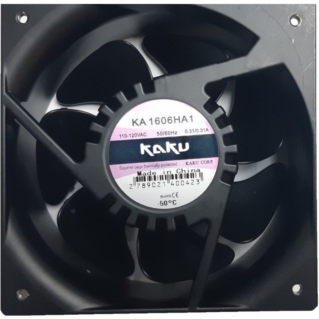 160x160x60 mm Kaku 110V AC Kare Fan