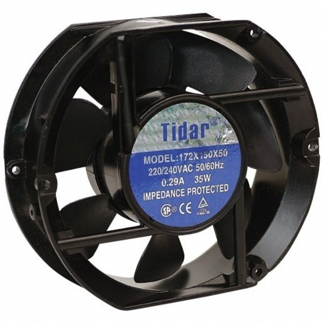 172x150x50 mm 220 v ac tidar oval fan