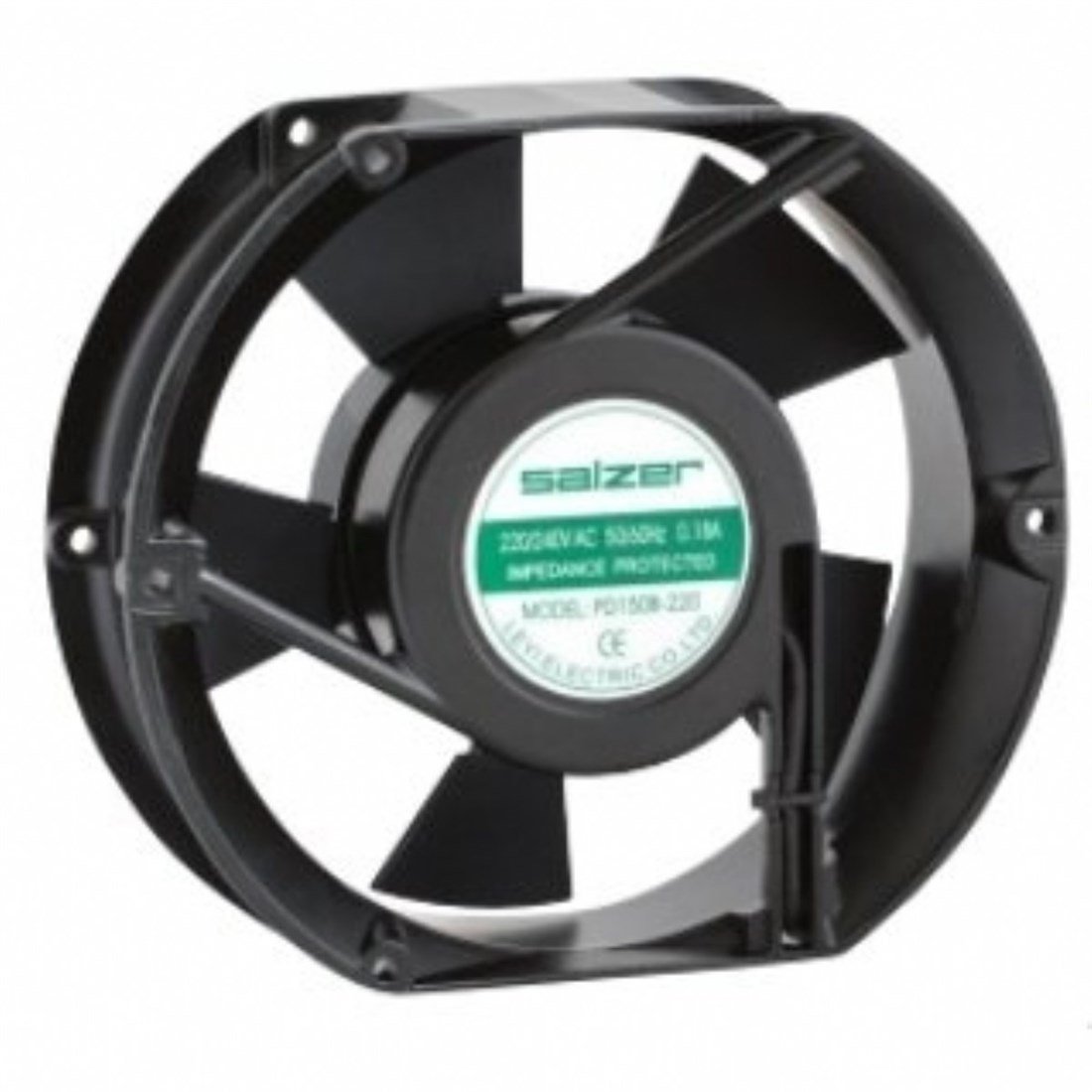172x150x51 mm 110v ac salzer rulmanlı ball kare fan