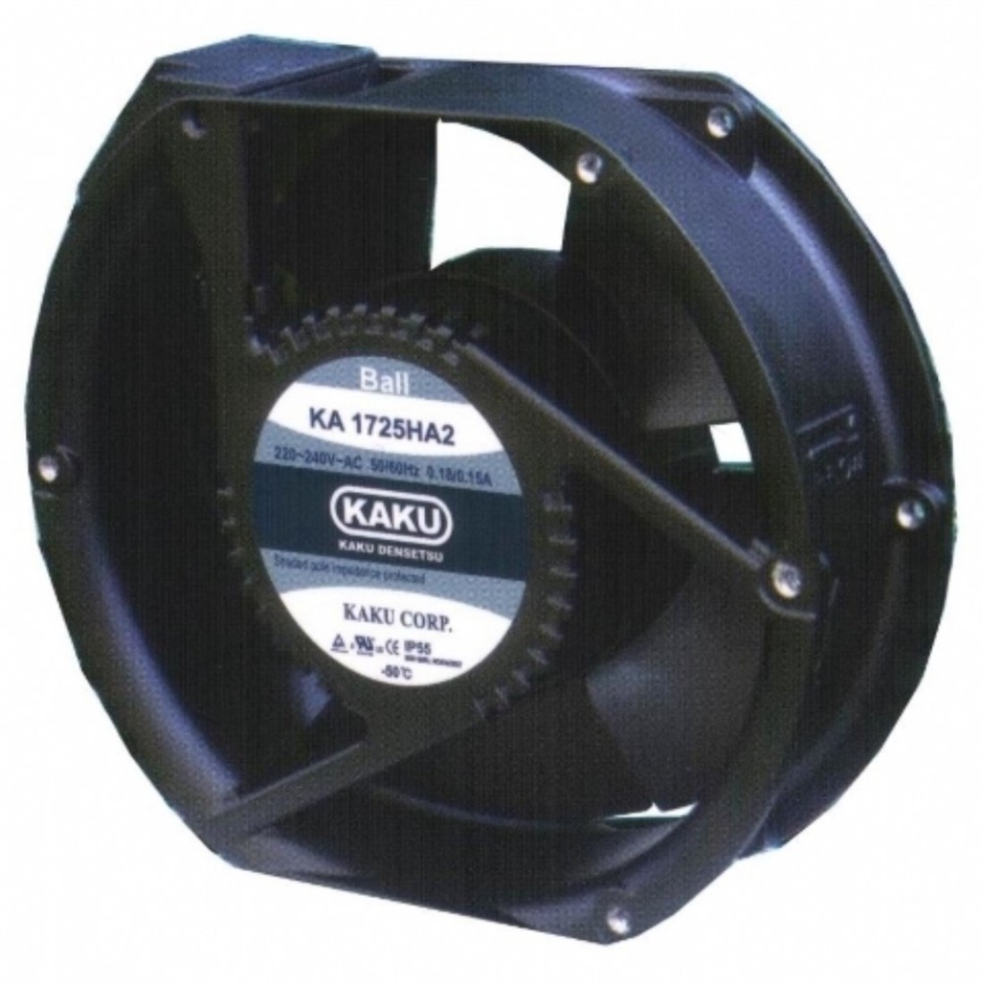 172x152x38 mm Kaku 220V AC Oval Fan