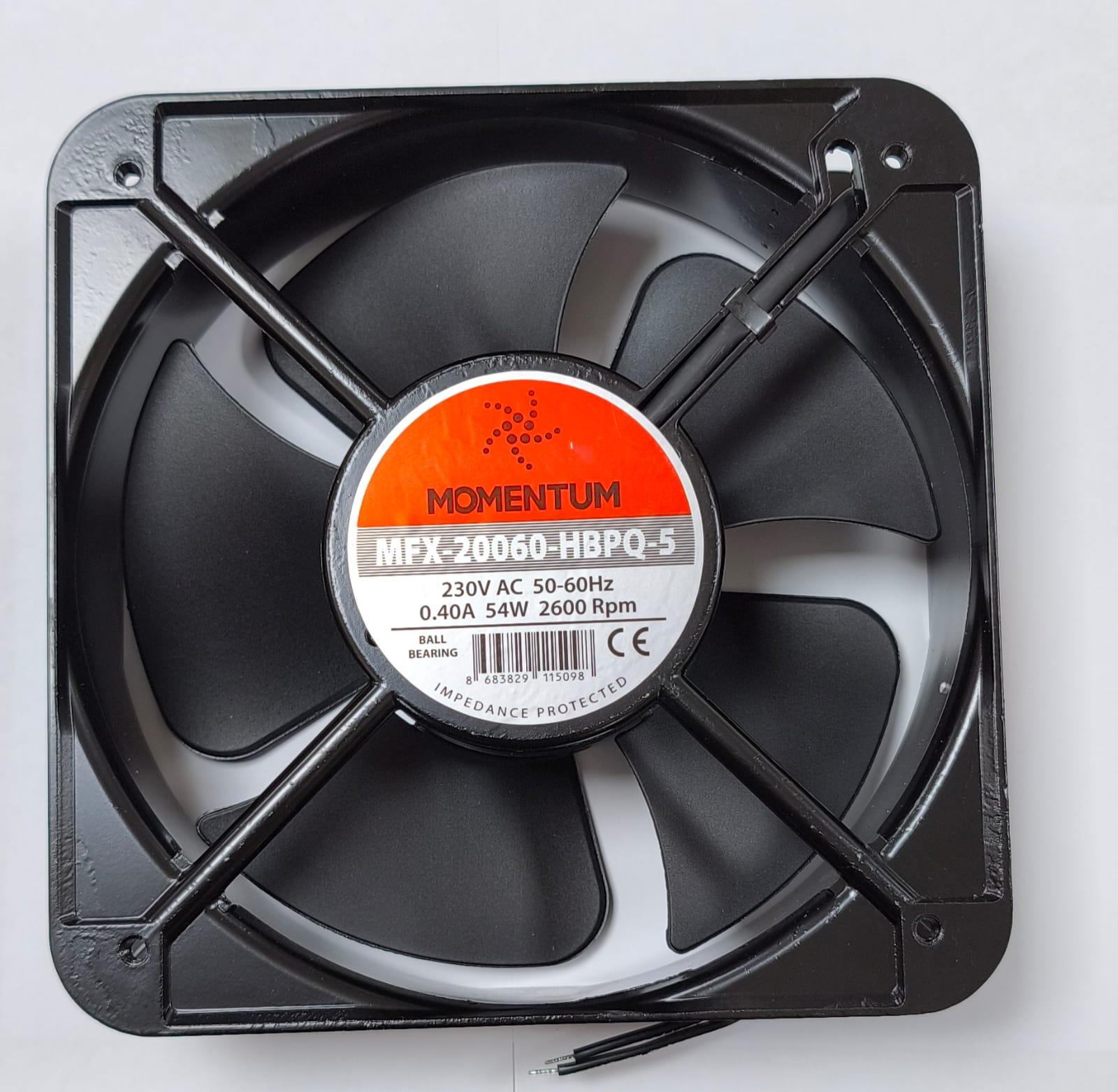 200x200x60 230V AC Kare Fan MFX-20060-HBPQ-5MOMENTUM
