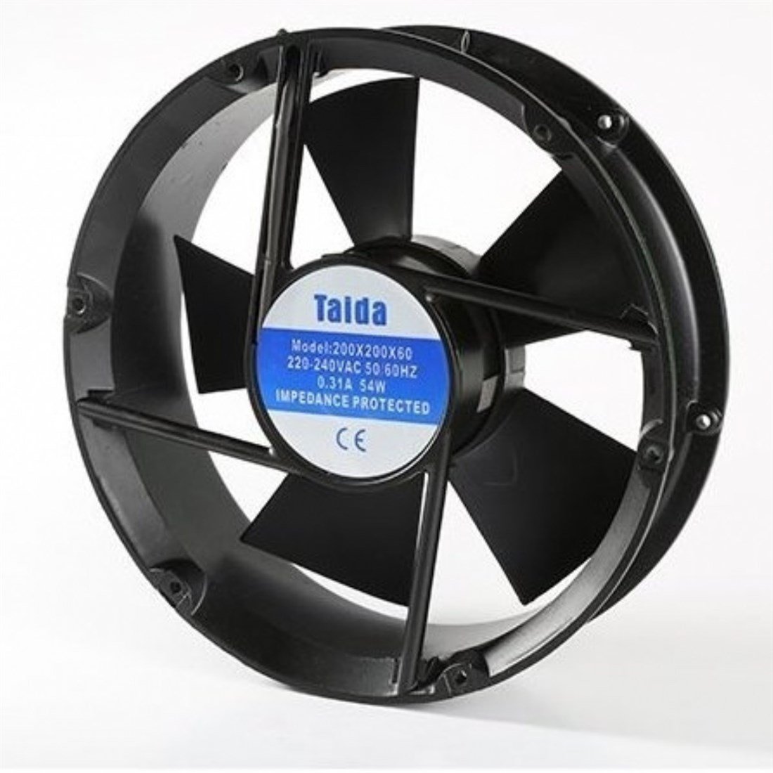 200x200x60 mm 220 VAC yuvarlak fan Taida