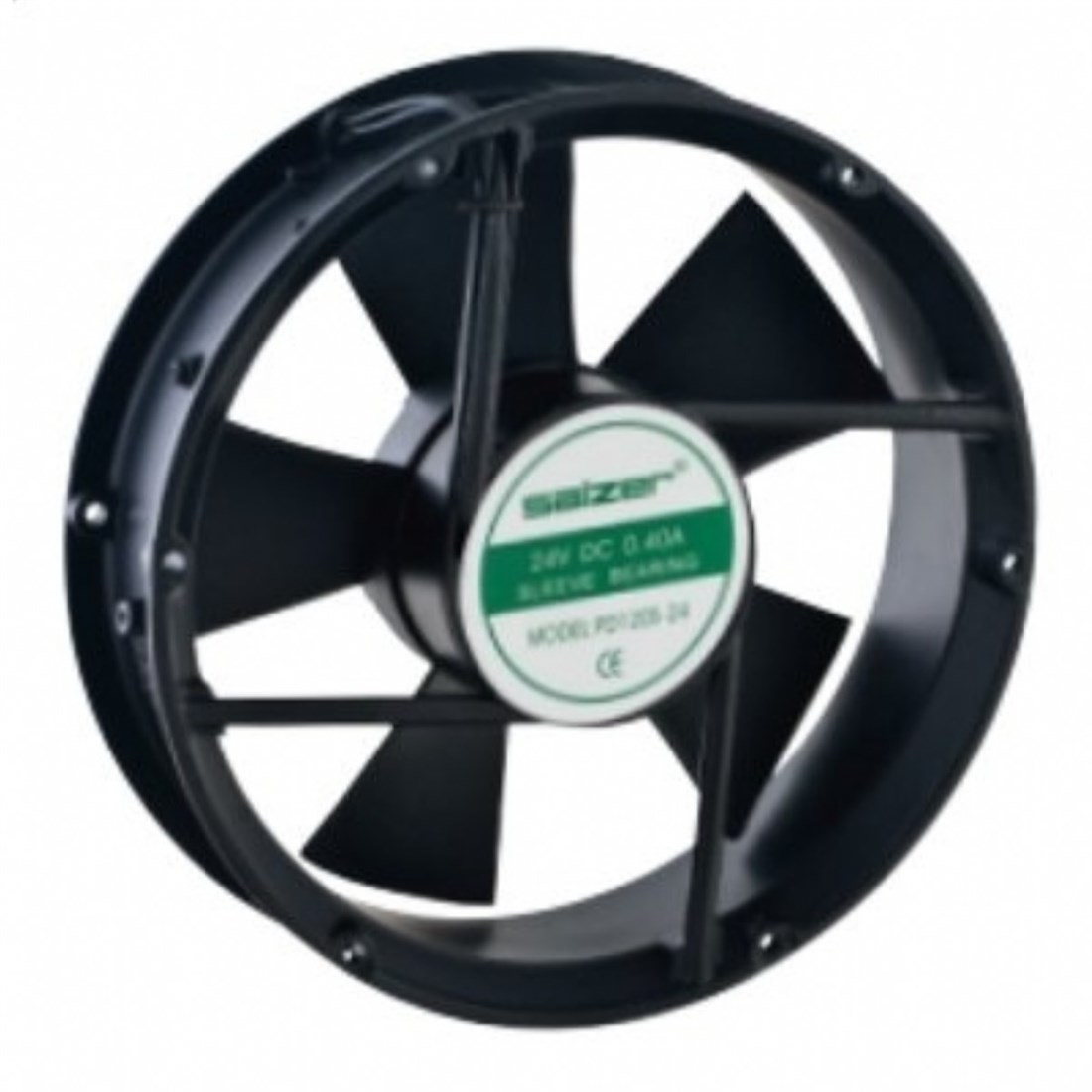 220x60 mm 220v ac salzer rulmanlı ball kare fan