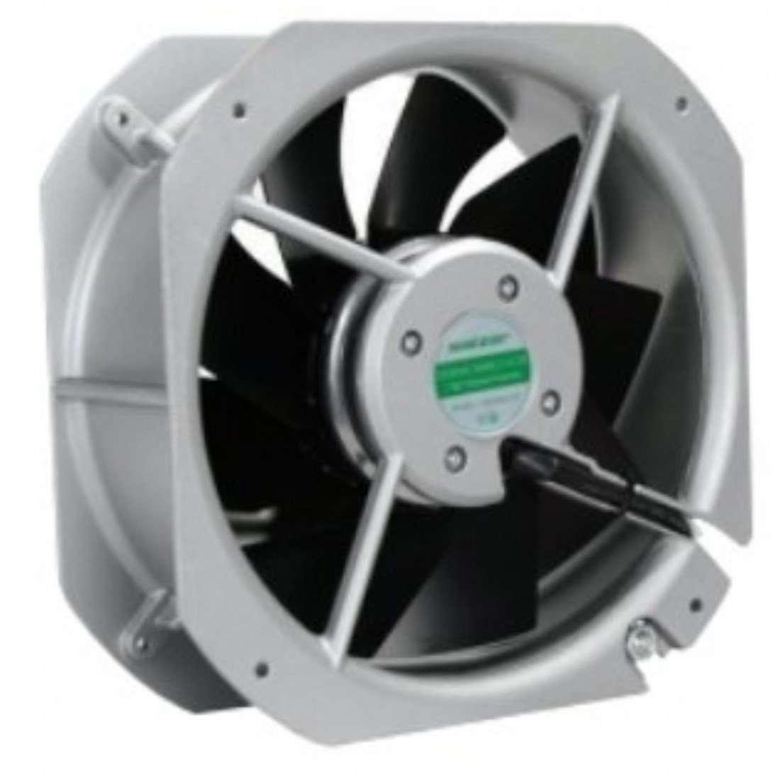 225x225x80 mm 220v ac salzer rulmanlı metal ball kare fan