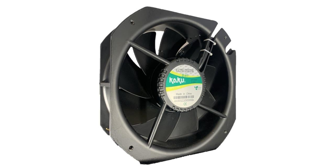 225x225x80 mm Kaku 48V DC Kare Fan