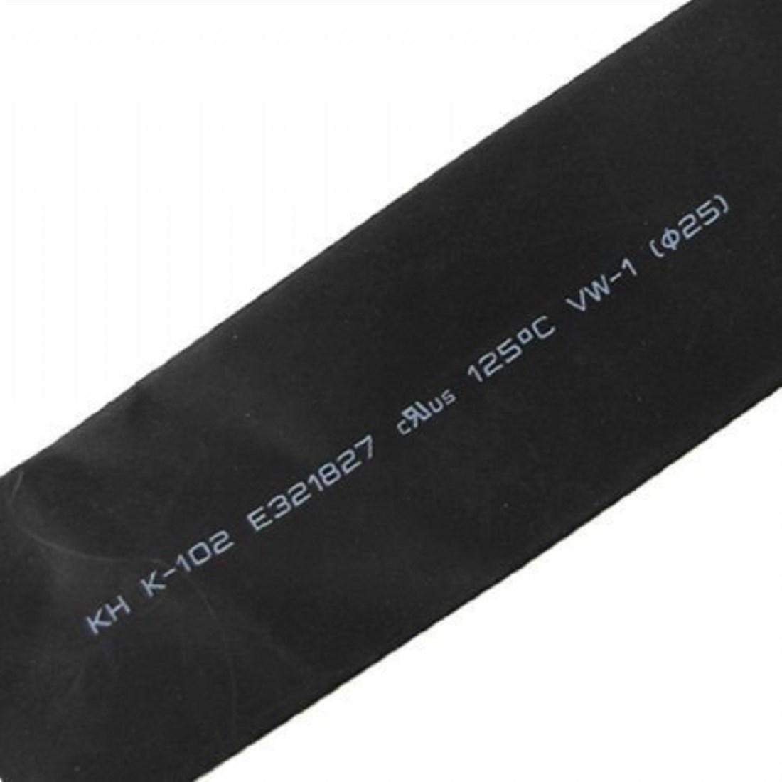 25 mm ISI İLE DARALAN MAKARON 2/1  SİYAH50 MT