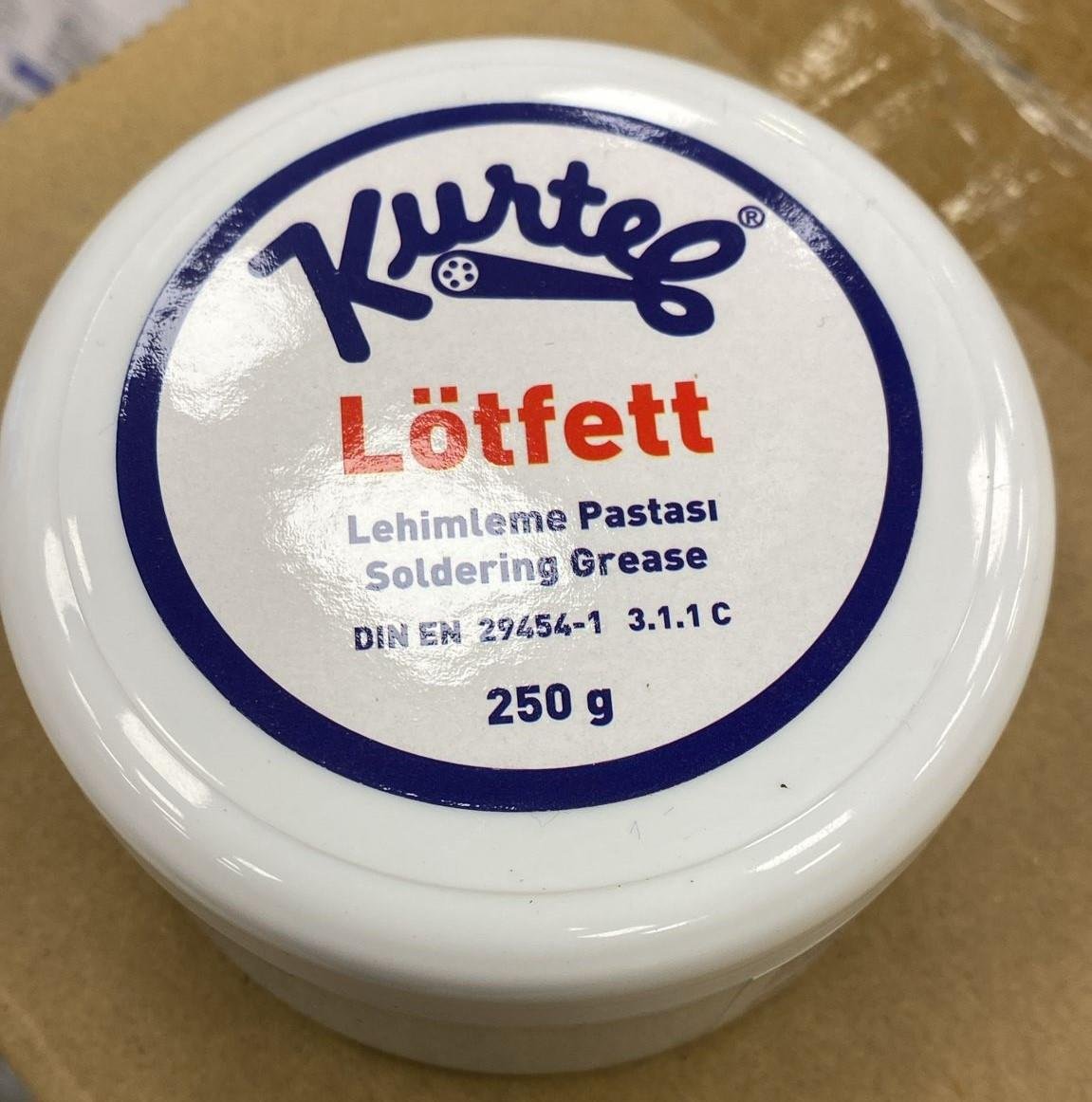 250 gr. Lehim Pastası Kurtel 