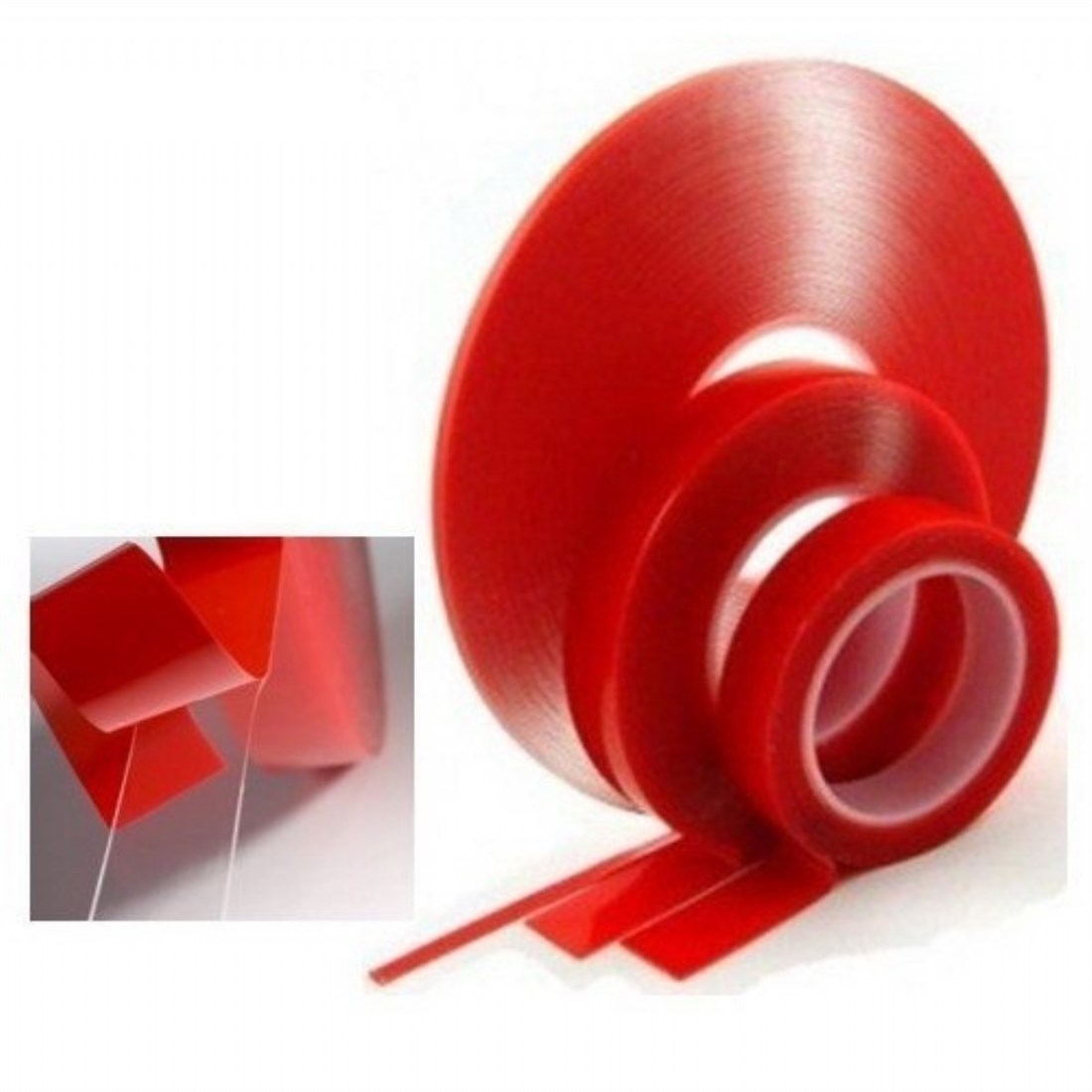 30mm x 10mt Silikon VHB Akrilik Şeffaf Çift Taraflı Bant