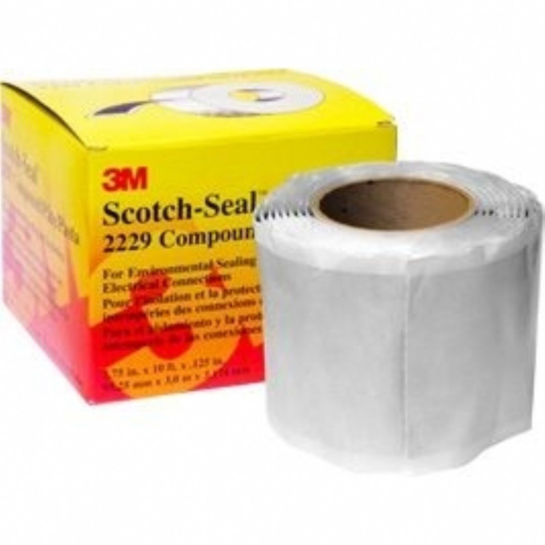 3M Scotch 2229 Mastik Kauçuk Bant 100x3 mt