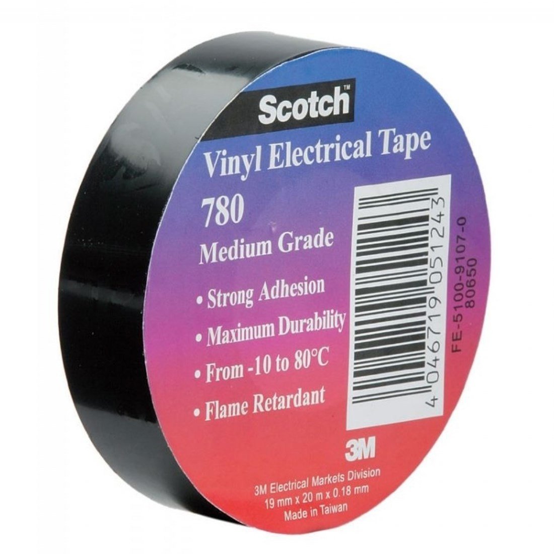 3M Scotch 780 Vinil Elektrik Bant 19x20 mt