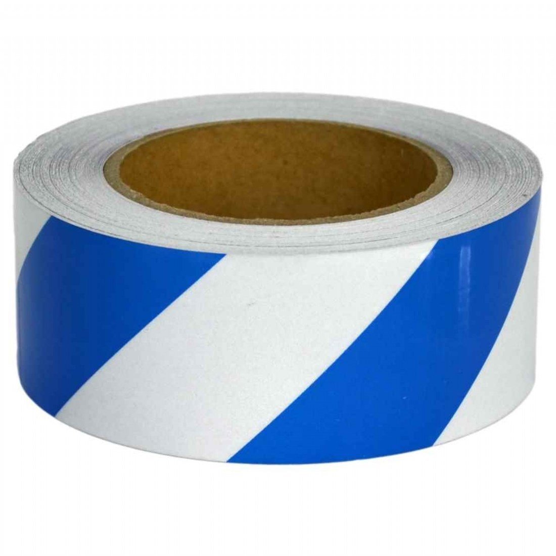 50mm x 23 mt Reflektif Bant Mavi ve Beyaz