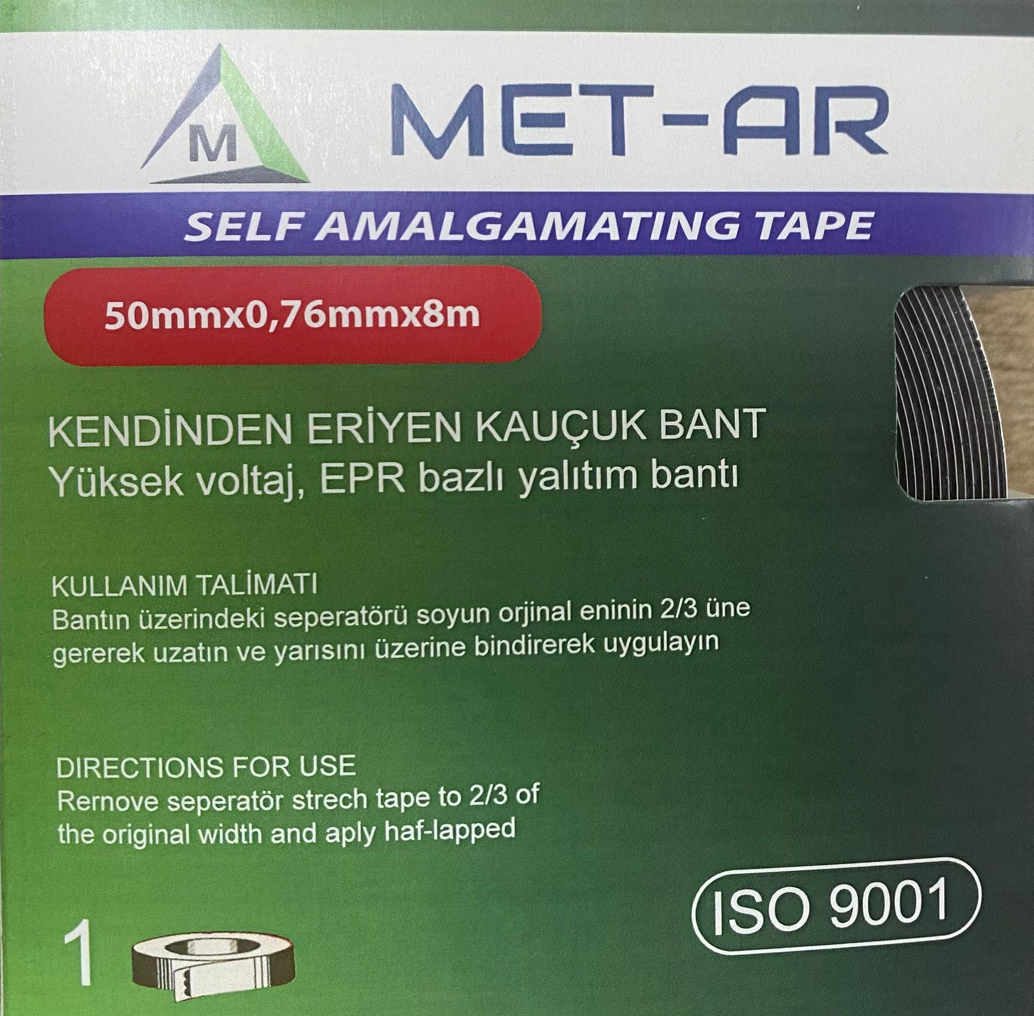 50x8 mt Eriyen Kauçuk Bant 