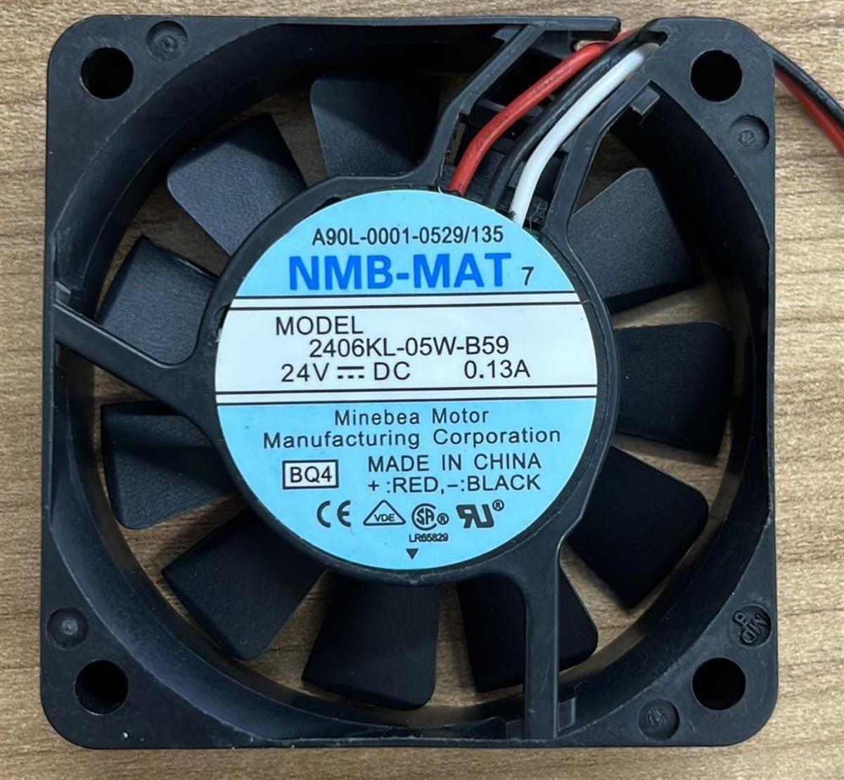 60x60x15mm 24 VDC 0.13A 3 KABLOLU FAN