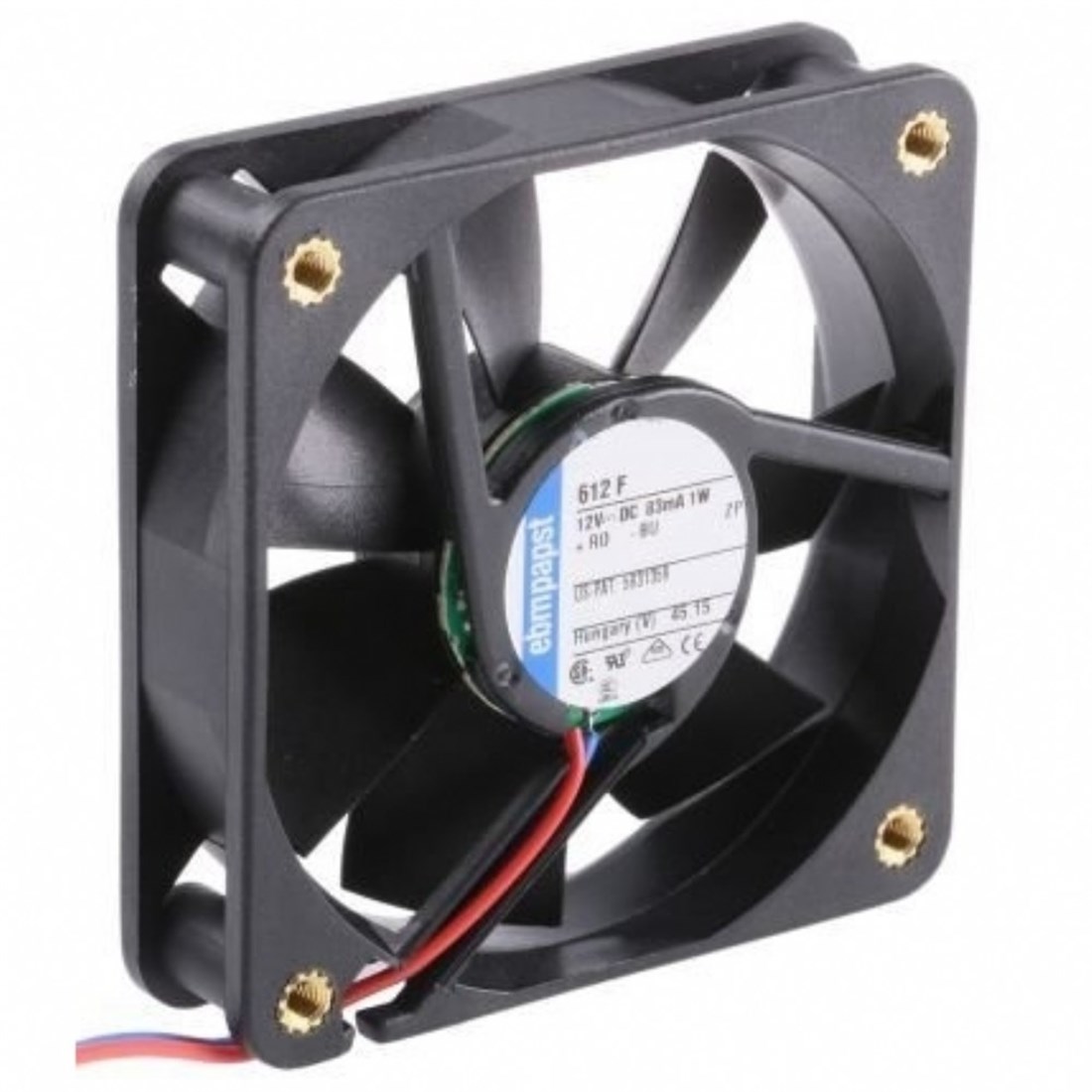 612F EbmPapst Aksiyel Kompakt Fan 12V DC