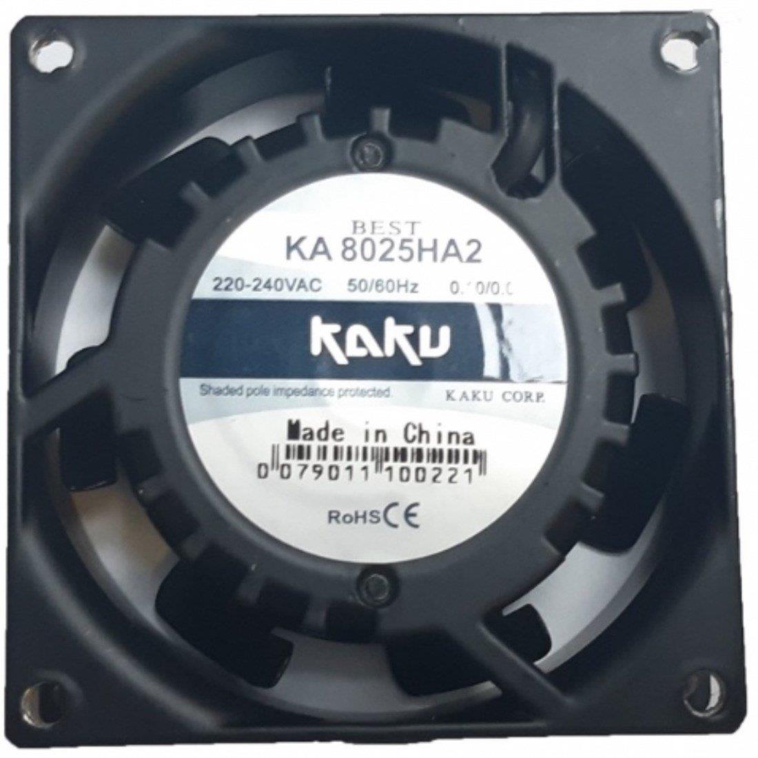 80x80x25 mm Kaku 110V AC Kare Fan