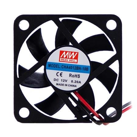 CHA4012BH-10B 40x40x10 12V Meanwell Kare Fan