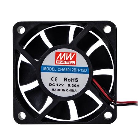 CHA6012BH-15D Meanwell 60x60x15 12V Kare Fan
