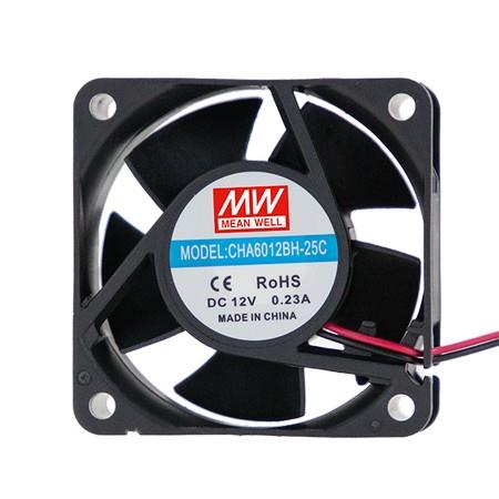 CHA6012BH-25C Meanwell 60x60x25 12V Kare Fan