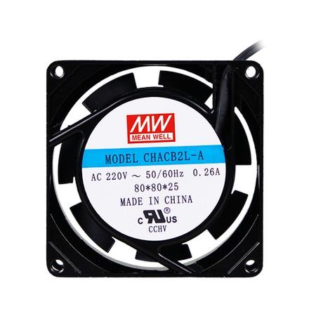 CHACB2L-A-8025B Meanwell 80x80x25 220V Kare Fan