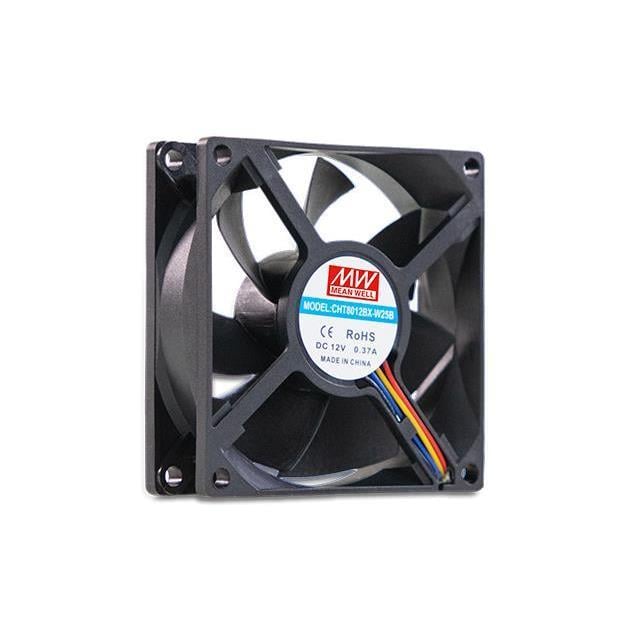 CHT8012BX-W25B Meanwell 80x80x25 12V Kare Fan
