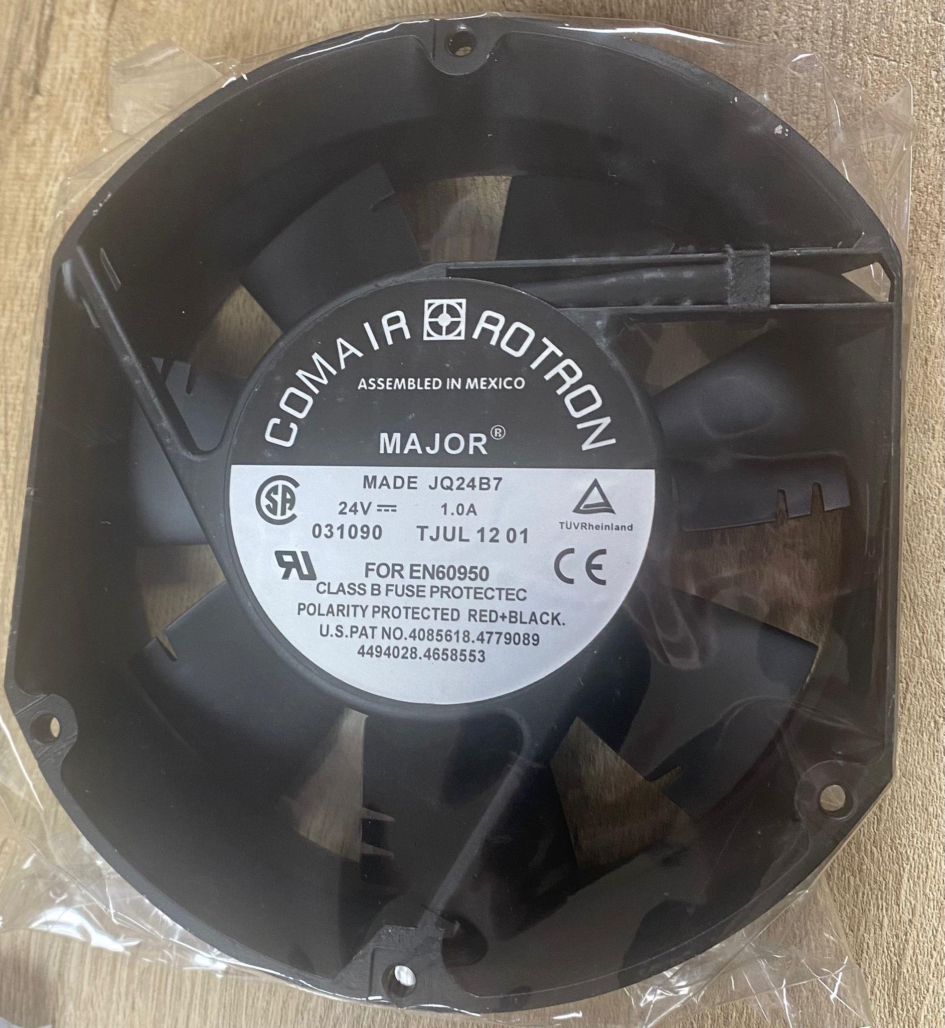 COMAIR ROTRON JQ24B7 MAJOR 24 VDC 1 A 172x150x51mm Oval Fan