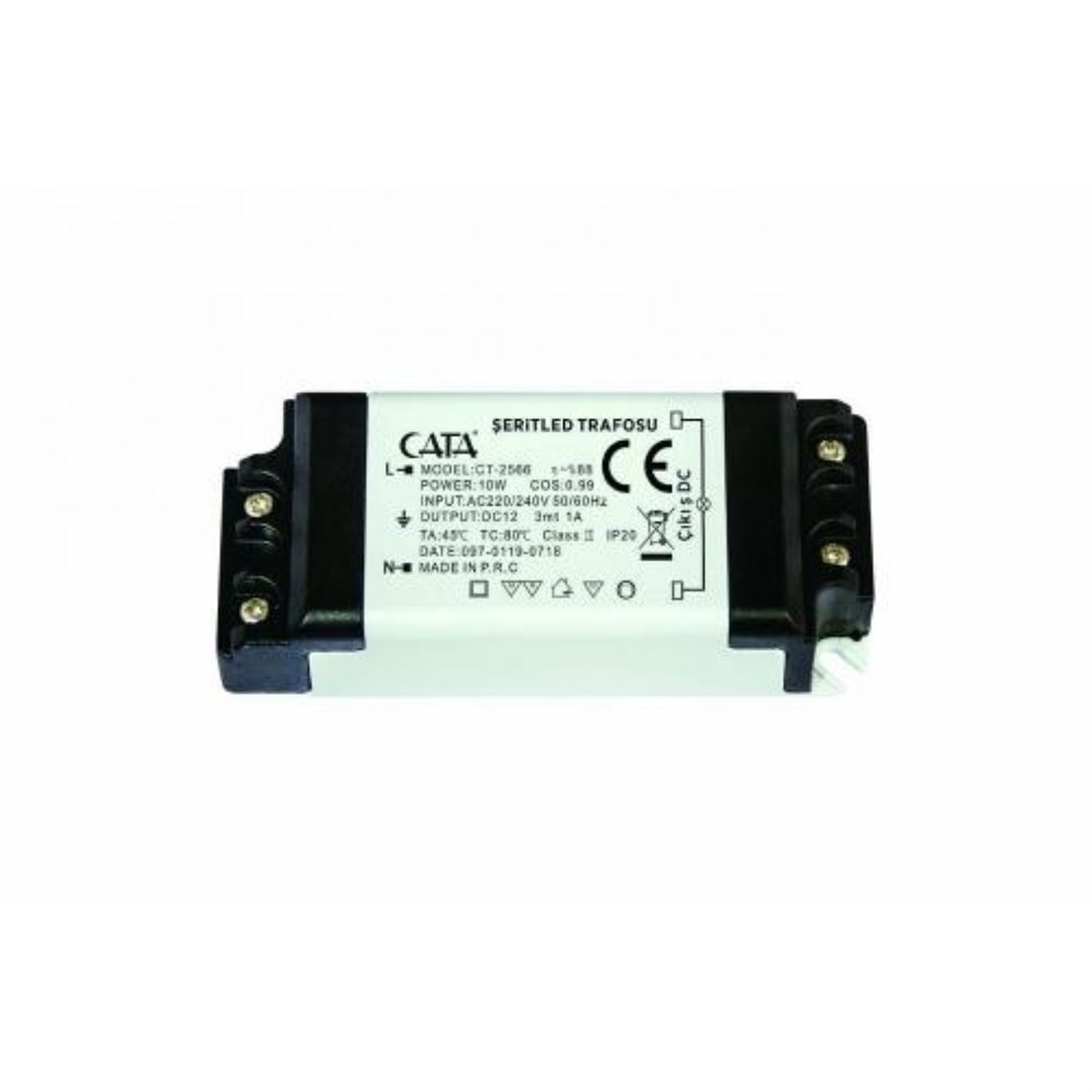 CT-2566 1 AMPER ŞERİT LED TRAFOSU  10W 