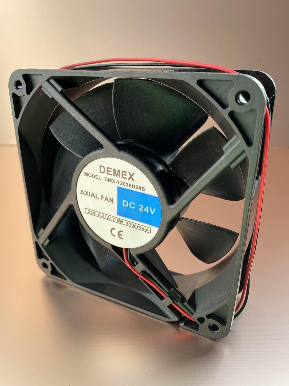 DEMEX 120x120x38 mm Kare Fan 24 VDC