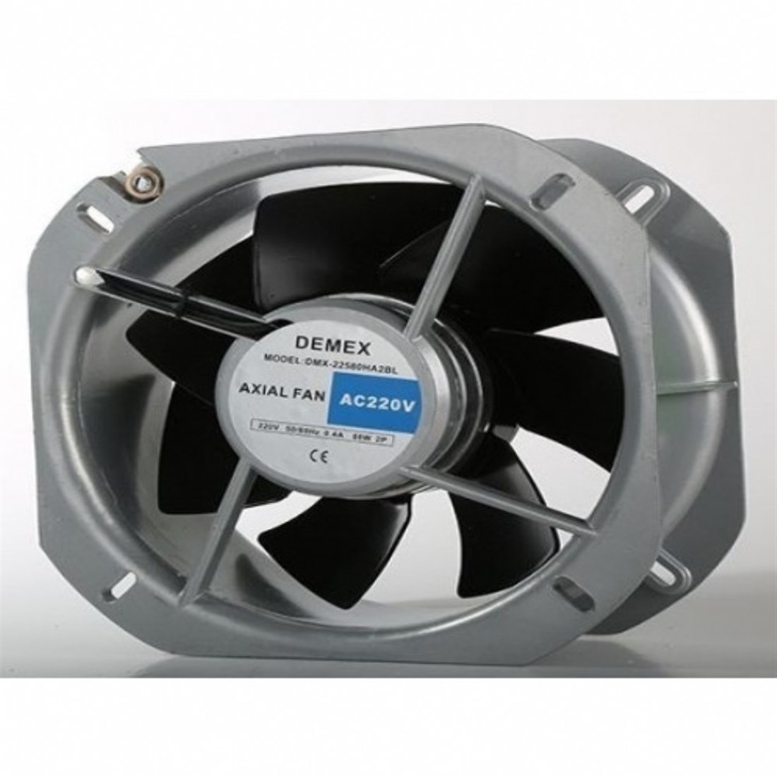 Demex 225x225x80 mm 220V Metal Kare Fan