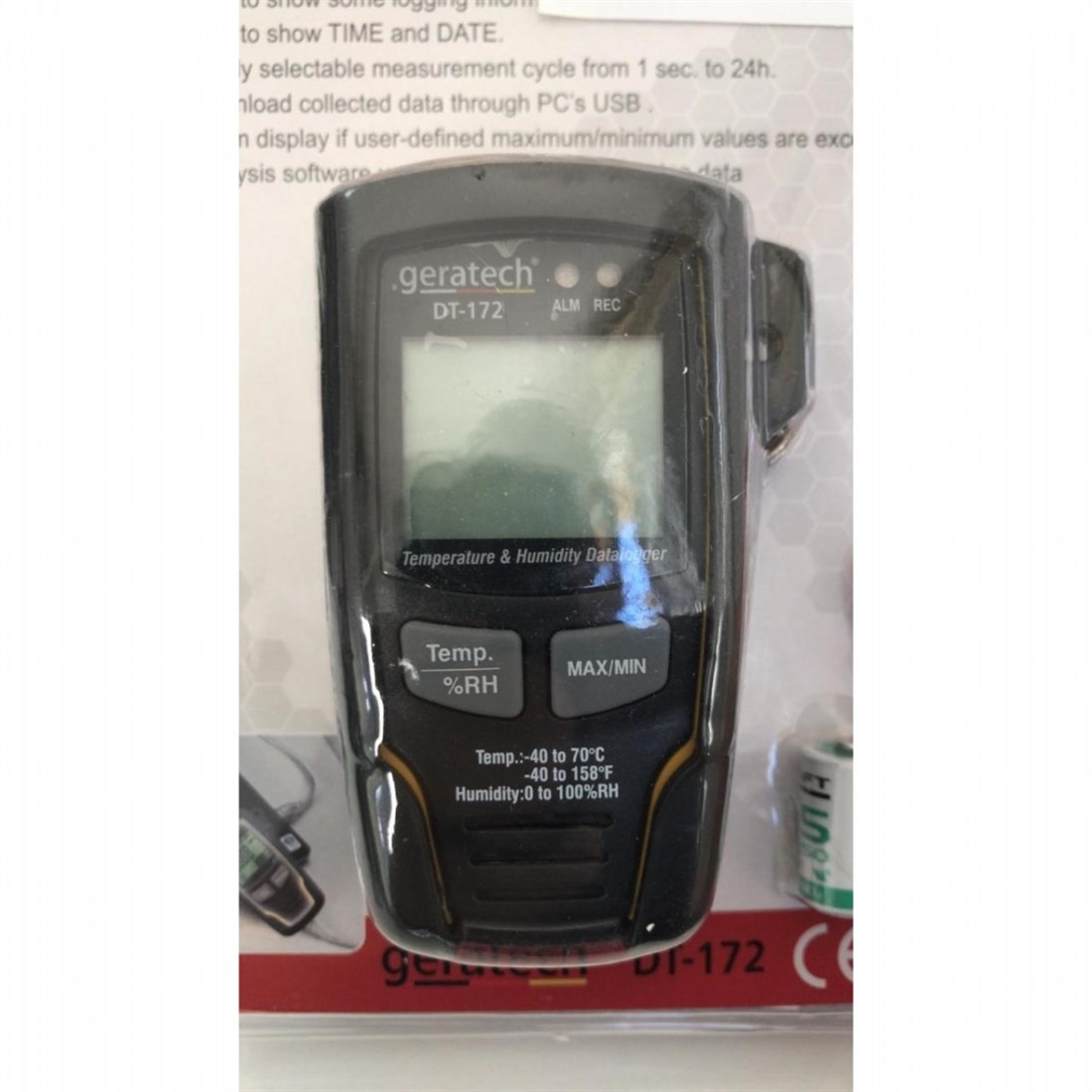 DT 172 ısı ve Nem Datalogger