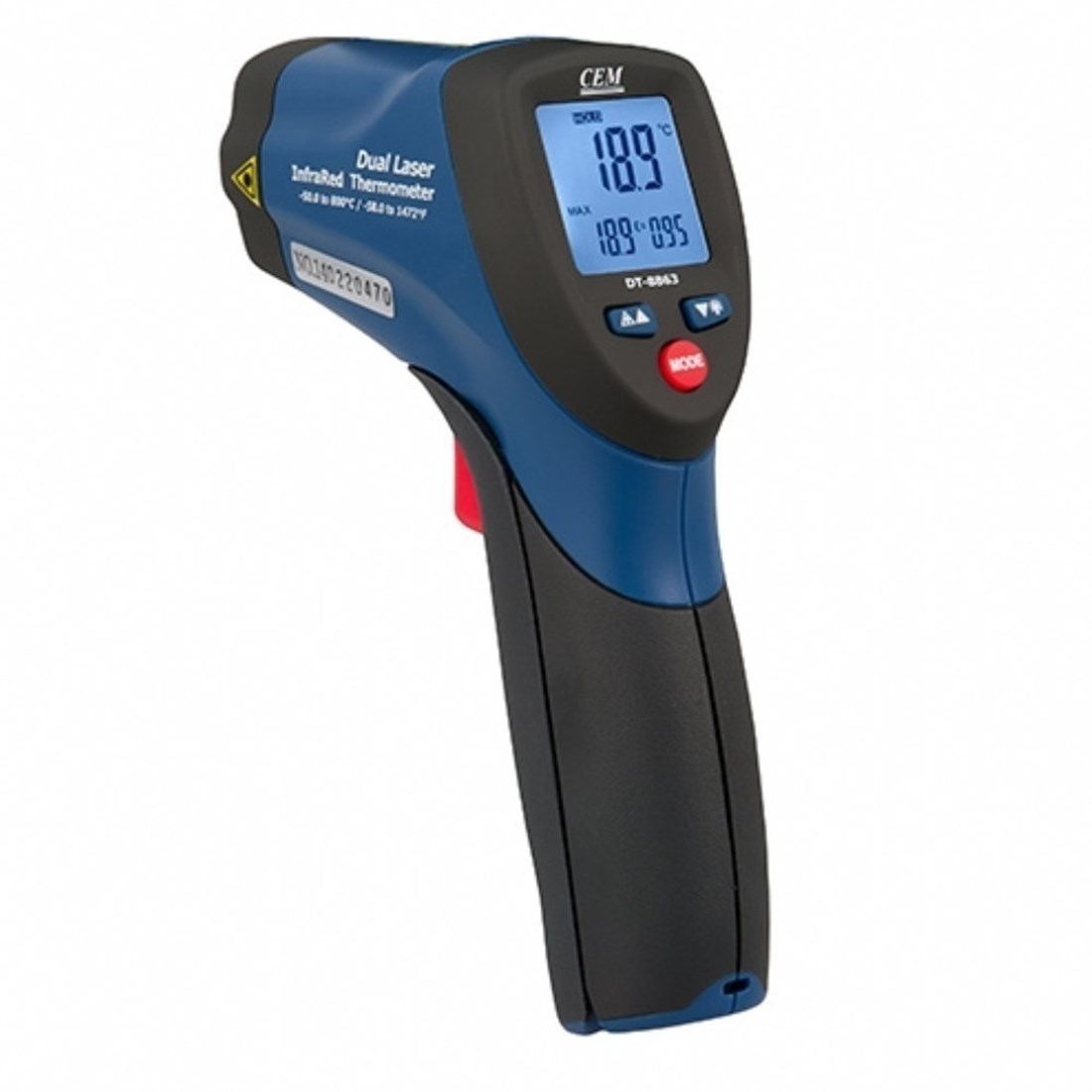DT 8863 -50_800°C 12:1 Çift Lazerli Infrared Termometre
