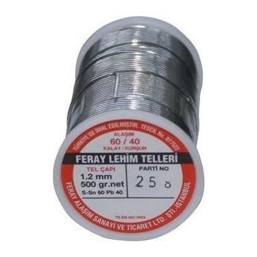 Feray 60/40 1,2mm 500gr Lehim TeliFERAYHAVYA MALZEMELERİ VE SETLER