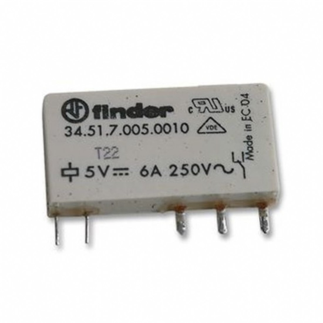 Finder 34.51.7.005.0010 Serisi Ultra İnce Pcb Röle