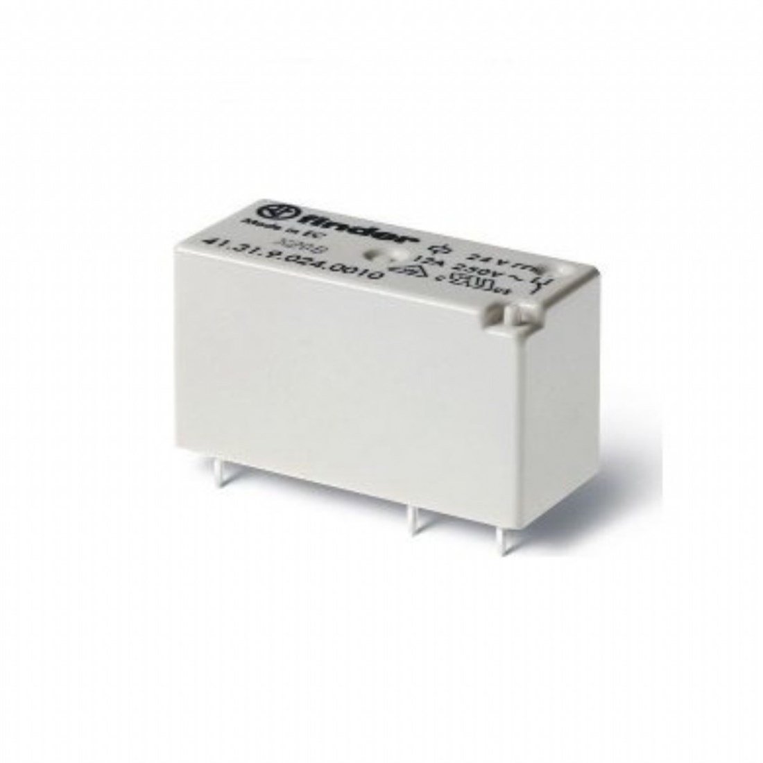 Finder 41.31.9.024.0010 3.5mm Pinli 24V DC AgNi Lehim Dağılması Korumalı 1CO 12A