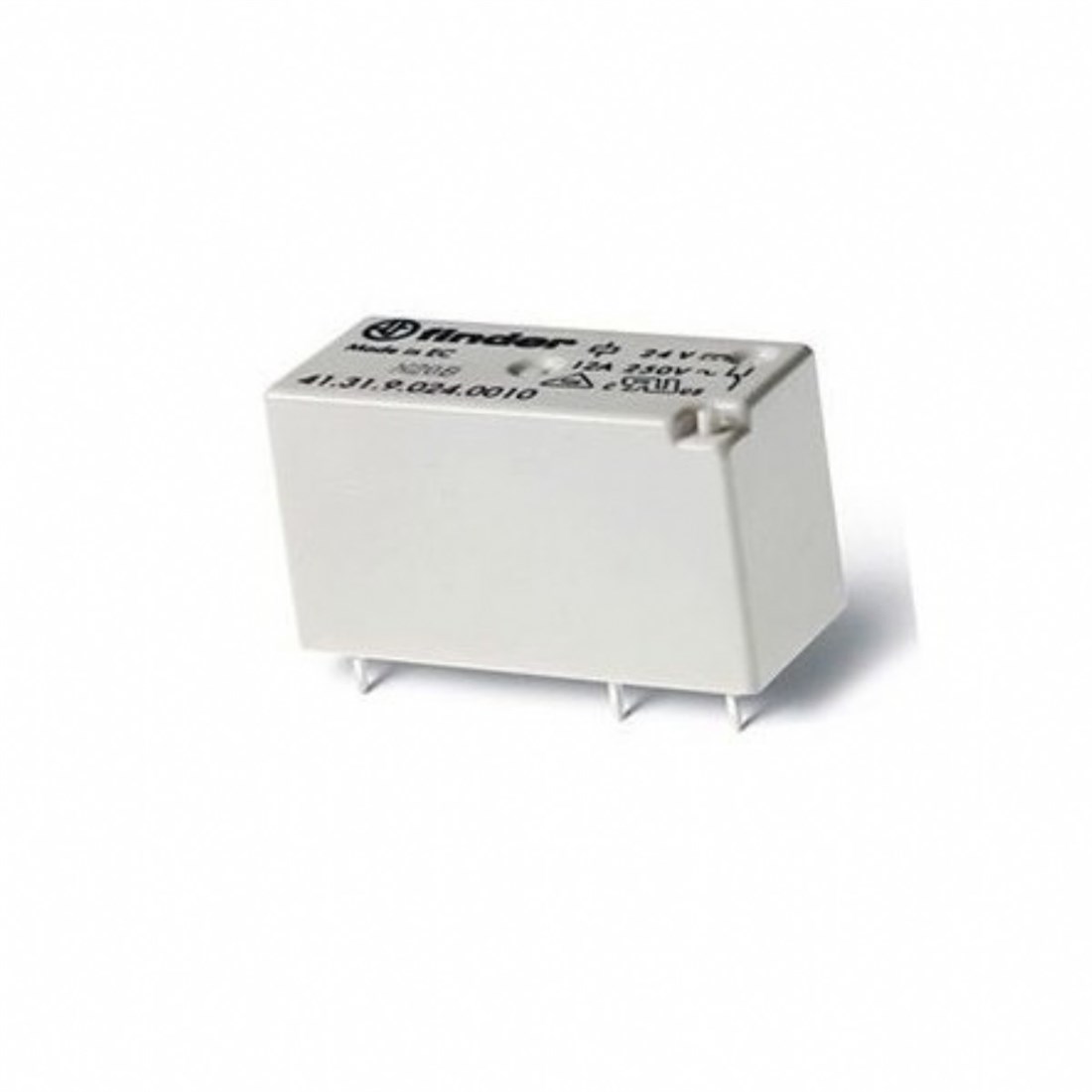 Finder 43.41.7.024.2000 3.2mm Pinli AgCdO Lehim Dağılması Korumalı 1CO 10A