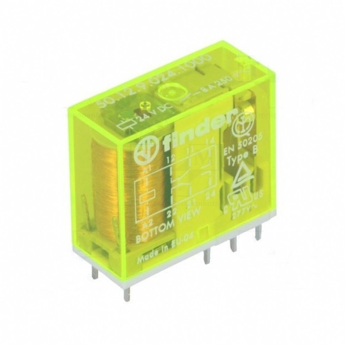 Finder 50.12.9.024.1000 Güvenlik Rölesi AgNi Kontak