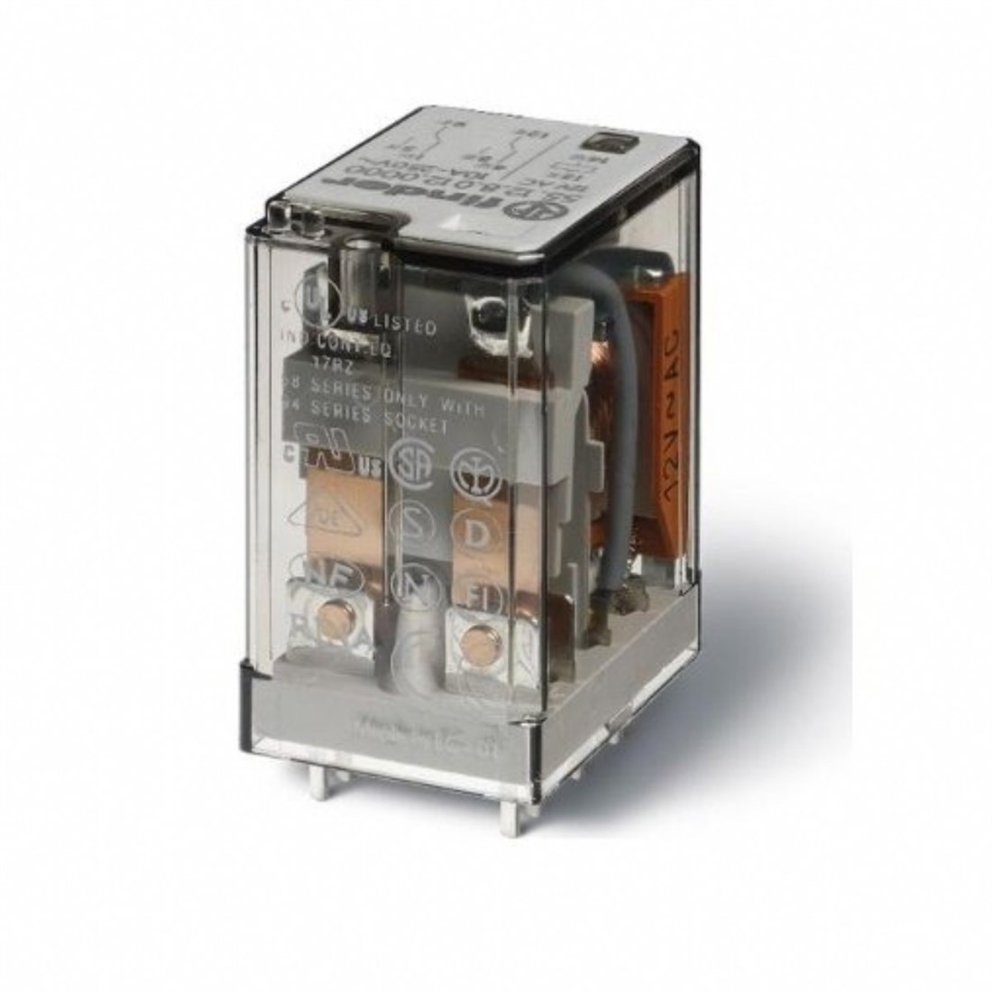 Finder 55.14.9.024.0000 PCB Montaj İğne Tipi Terminal AgNi 4 CO 7A 24V DC