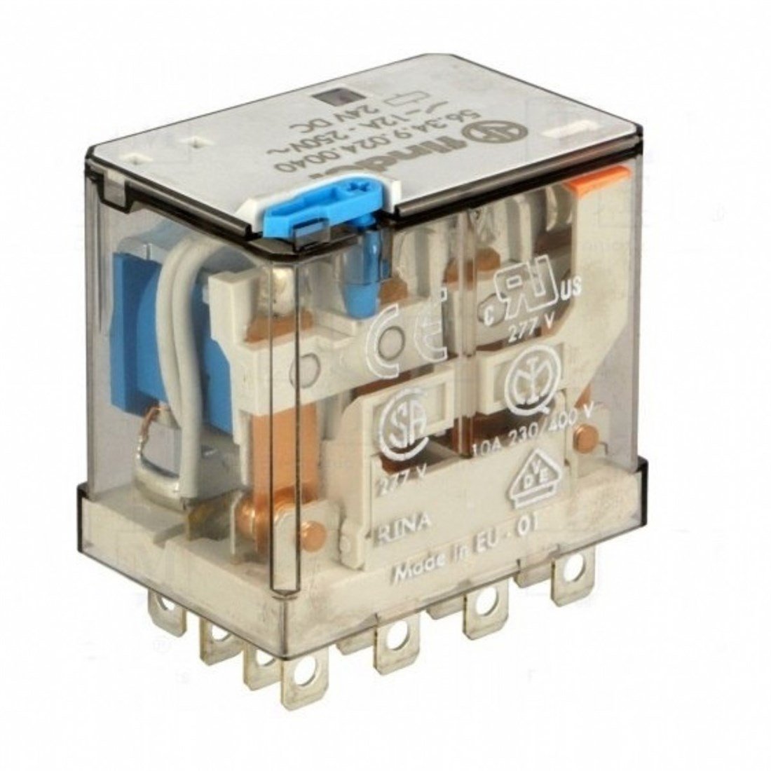 Finder 56.34.9.024.0040 Soket Tipi AgNi 4CO 12A 24V DC