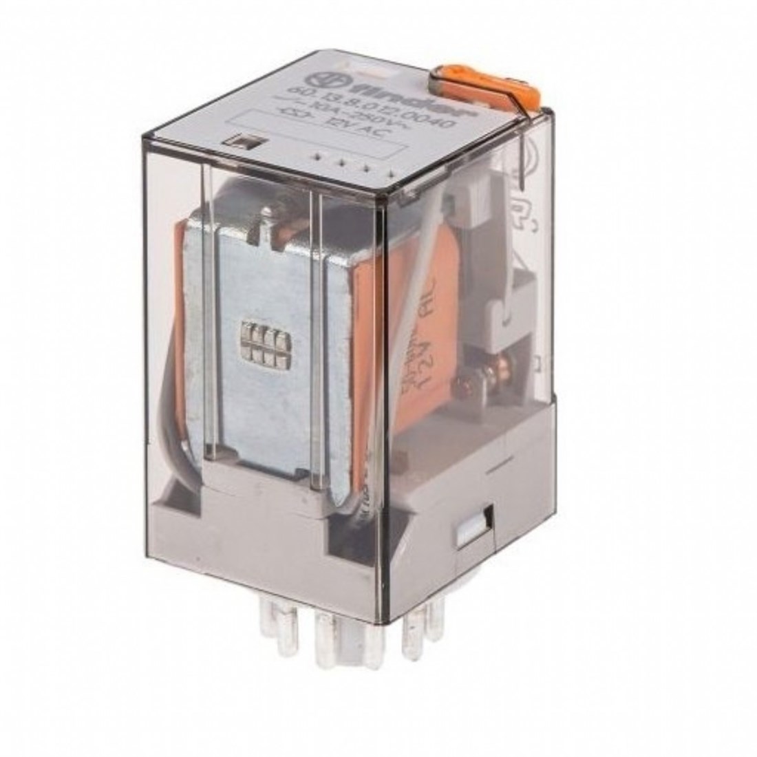 Finder 60.13.8.012.0040 11 Pinli Soket Tipi AgNi 3CO 10A 12V AC