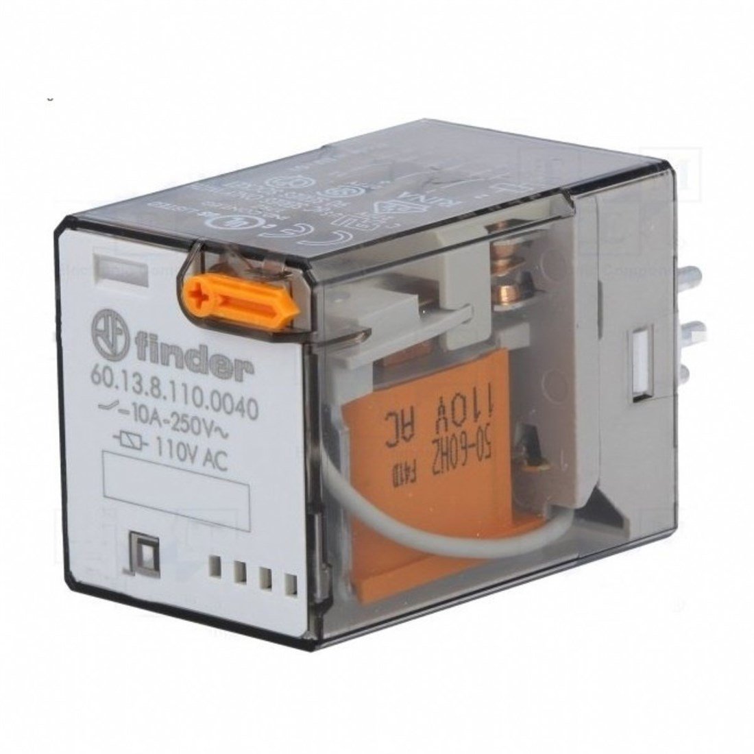 Finder 60.13.8.110.0040 11 Pinli Soket Tipi AgNi 3CO 10A 110V AC