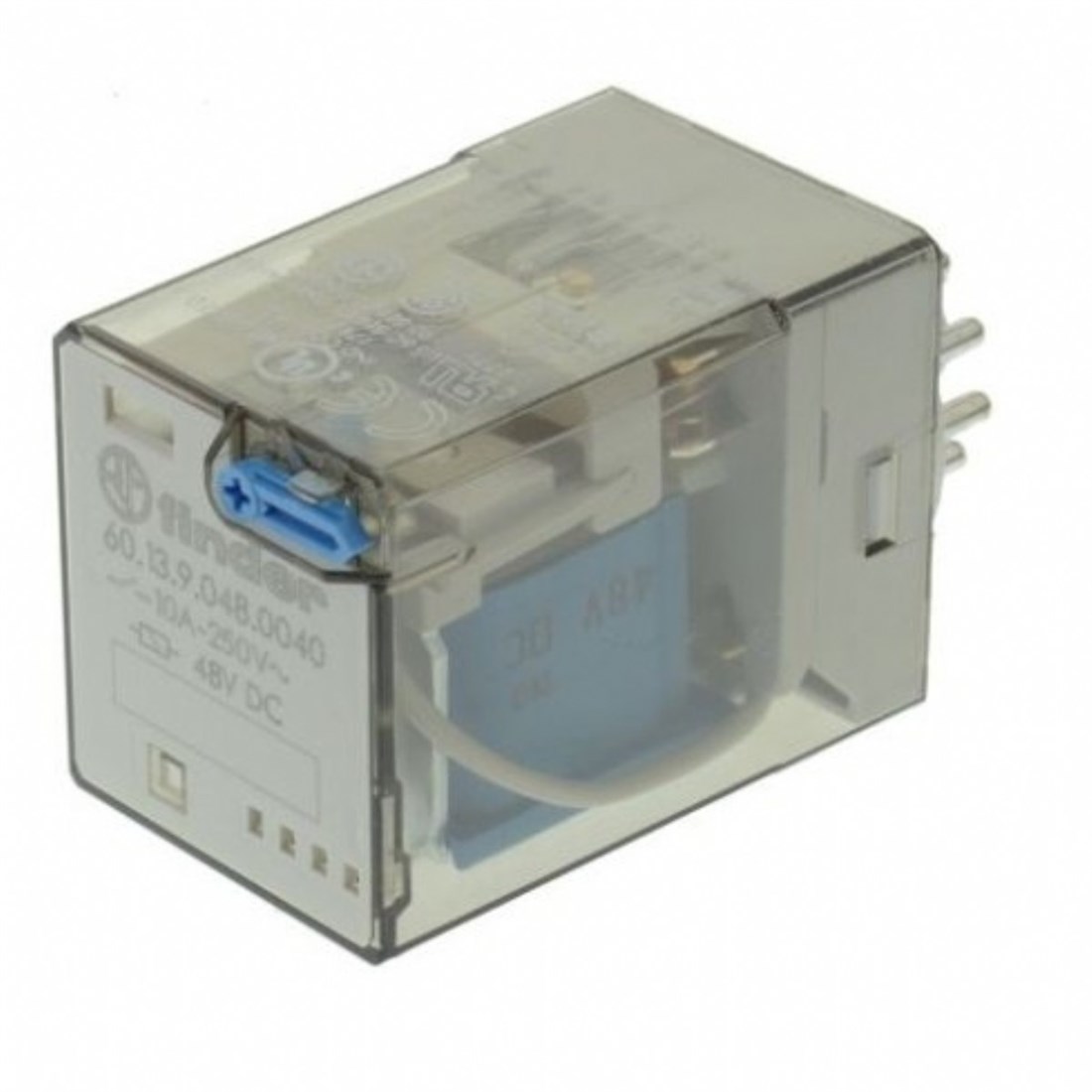 Finder 60.13.9.048.0040 11 Pinli Soket Tipi AgNi 3CO 10A 48V DC