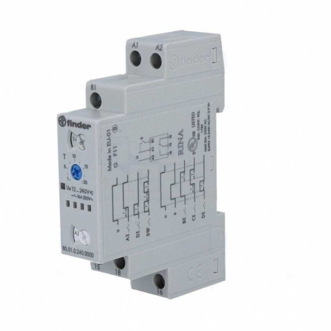 Finder 80.01.0.240.0000 Multi Fonksiyonlu Modüler Zamanlayıcı