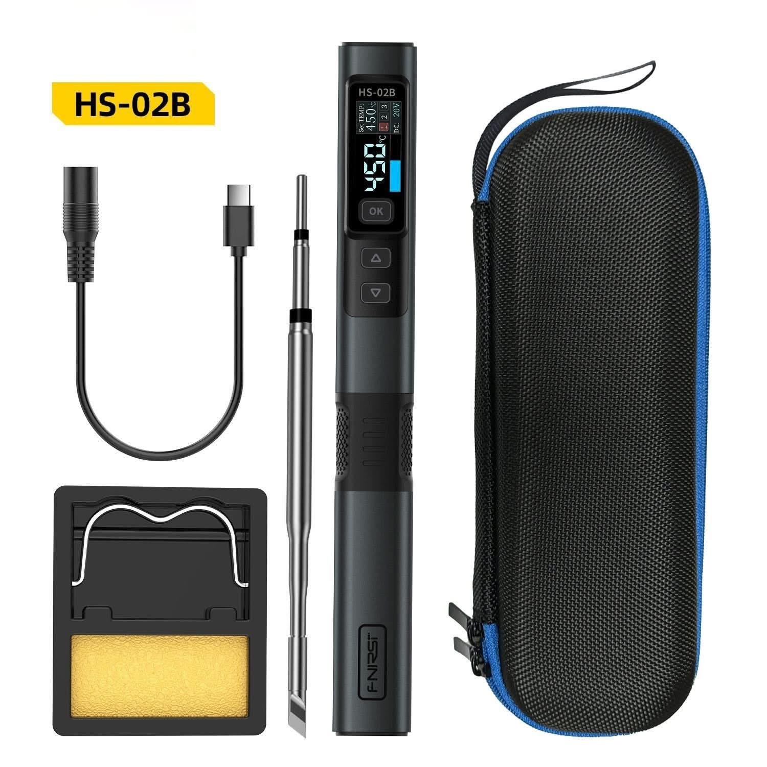 Fnirsi HS02B 100W Akıllı Kalem Havya Seti